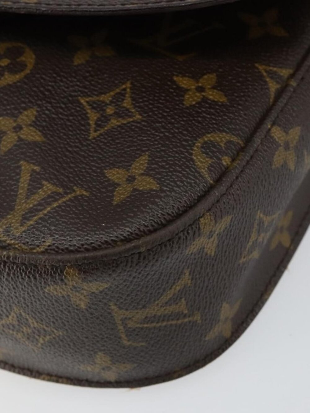 Authentic LOUIS VUITTON Monogram Saint Cloud GM Shoulder Bag M51242 LV - Picture 7 of 16